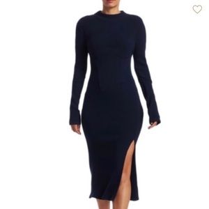 NWT Directional Rib Knit Jonathan Simkhai Dress